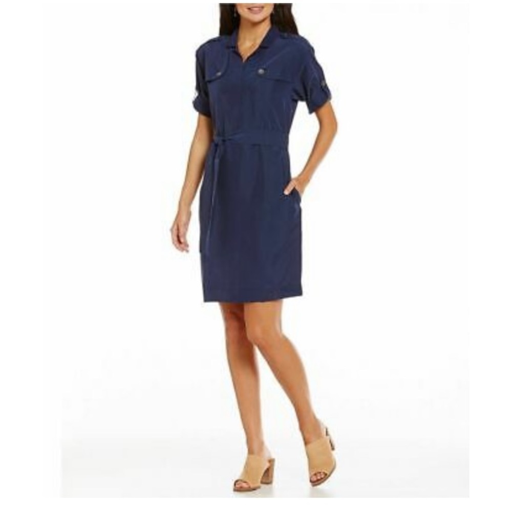 TOMMY BAHAMA Sansabar Trench Shirt Dress